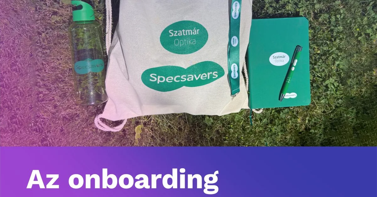 Munkáltatói márkaépítés merch-csel: onboarding csomag