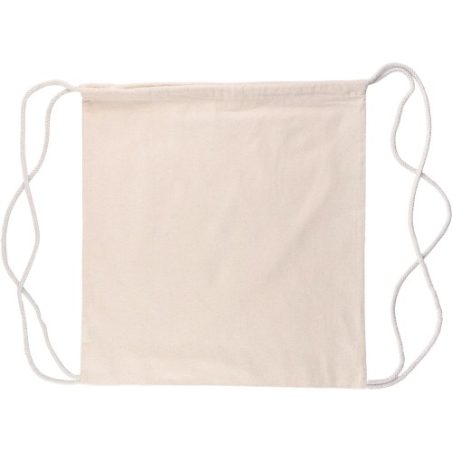 Oeko-Tex pamut tornazsák, 150 g/m2, natúr