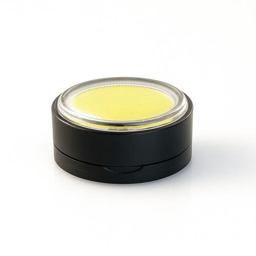 COB tölthető lámpa, fekete