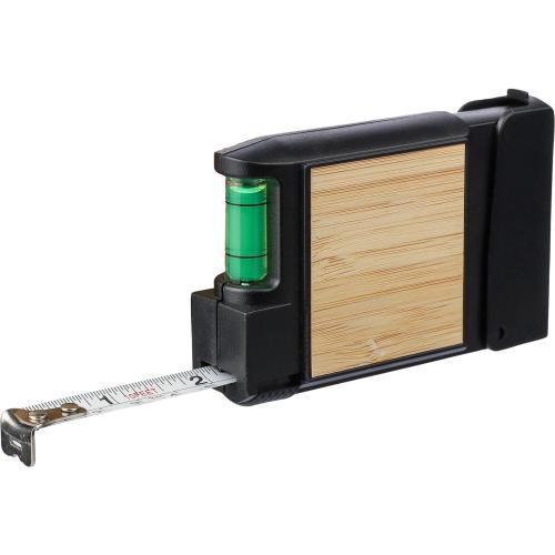 Mérőszalag, 3 m, fekete