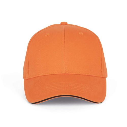 Kup Orlando 6 paneles sapka, Orange Zest/Dark Gre, U