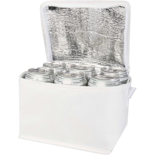 Spectrum nemszőtt hűtőtáska 6 doboznak, 4L, fehér