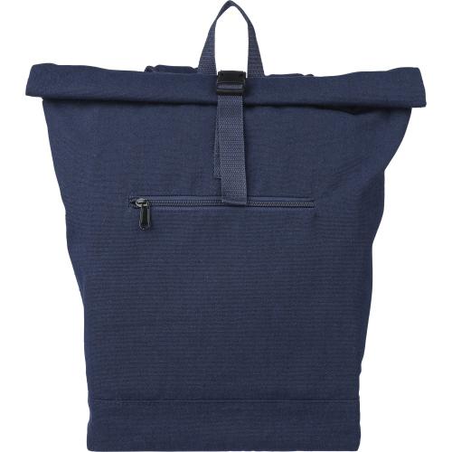 Rolltop hátizsák újrahasznosított anyagból, kék
