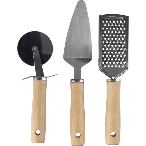 Konyhai eszközkészlet, barna