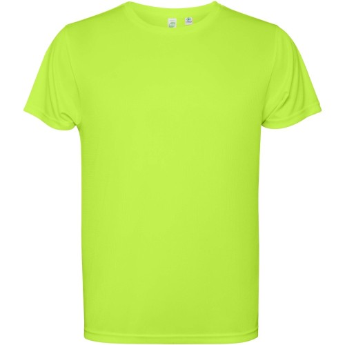 Roly Estoril rövidujjú férfi póló, neonzöld, 3XL