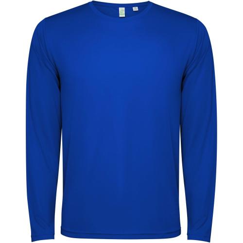 Roly Estoril hosszúujjú unisex póló, kék, 3XL