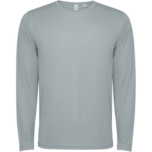 Roly Estoril hosszúujjú unisex póló, szürke, XL