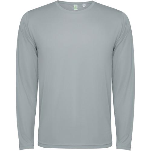 Roly Estoril hosszúujjú unisex póló, szürke, 2XL