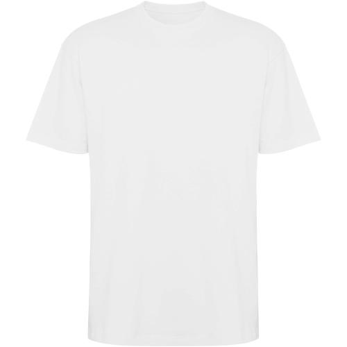 Roly Bull rövidujjú uniszex oversized póló, fehér, M