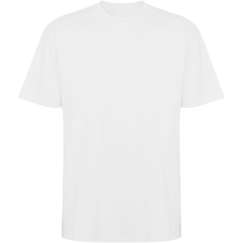 Roly Bull rövidujjú uniszex oversized póló, fehér, XL