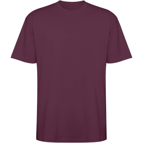 Roly Bull rövidujjú uniszex oversized póló, lila, XS