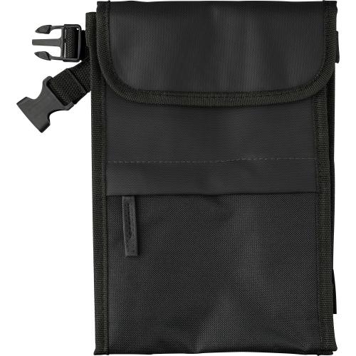 600D rPET poliészter hűtőtáska, fekete