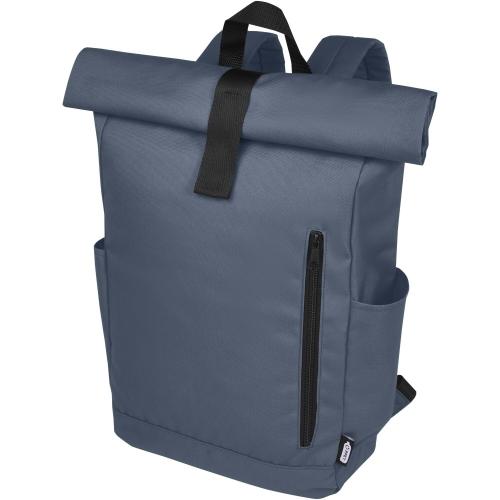 Byron 15.6" GRS RPET hátizsák, 18L, földkék