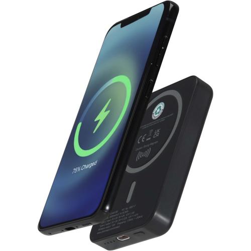 Acrab 5000 mAh mágneses powerbank, fekete