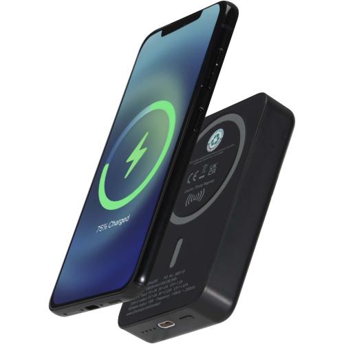 Acrab 10 000 mAh mágneses powerbank, fekete