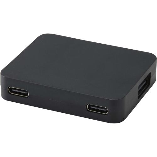 Gaia USB elosztó, fekete