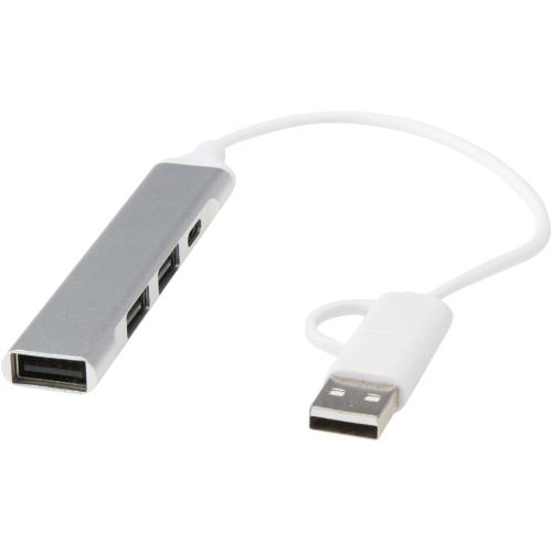 Alkaid USB elosztó, ezüst