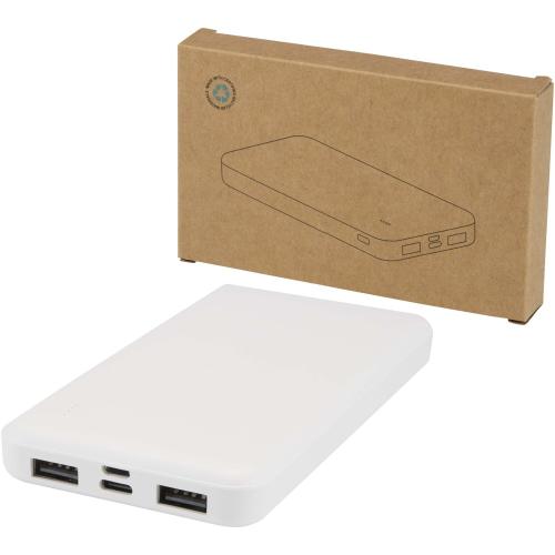Intan 10.000 mAh 10W powerbank, fehér