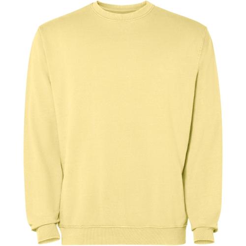 Roly Jaya uniszex pamutpulóver, sárga, 3XL