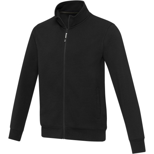 Elevate Galena uniszex cipzáras pulóver, fekete, 2XL