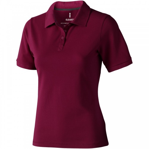 Elevate Calgary női galléros póló, burgundy, 2XL