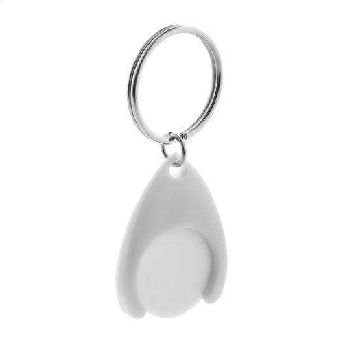 kulcstartós bevásárlókocsi érme