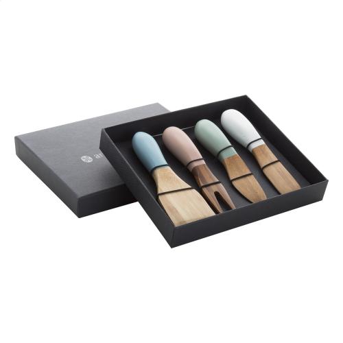 bambusz sajtkés szett