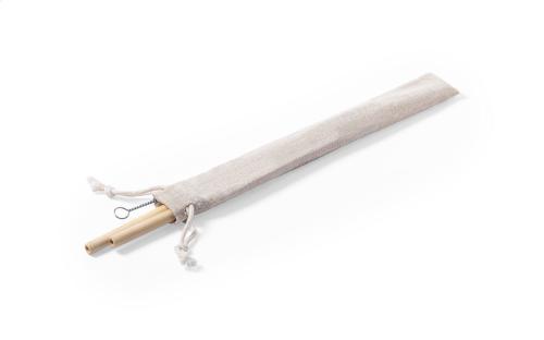 bambusz szívószál készlet