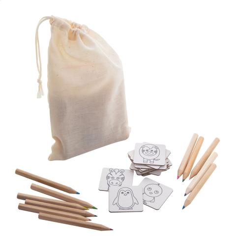 színezős memóriajáték, állatok