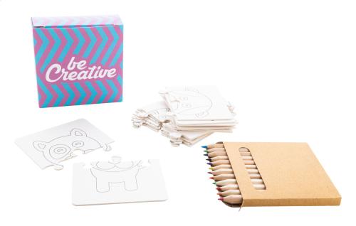 egyedi színezős puzzle