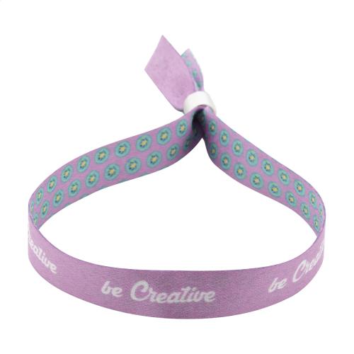 egyedi RPET fesztivál karkötő