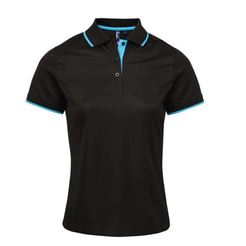 LADIES’ CONTRAST COOLCHECKER® POLO