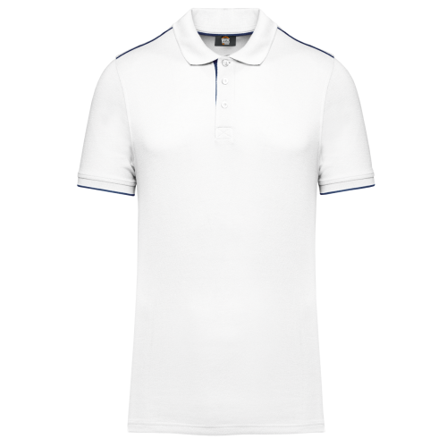 MEN'S SHORT-SLEEVED CONTRASTING DAYTODAY POLO SHIRT