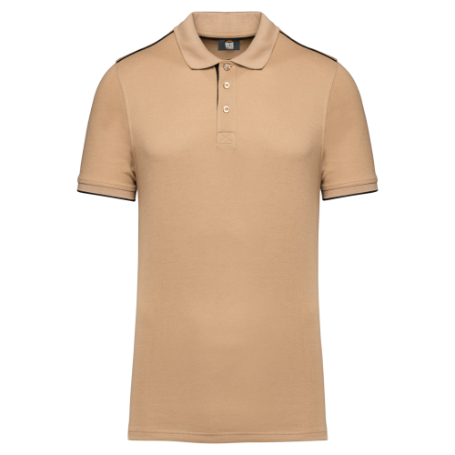 MEN'S SHORT-SLEEVED CONTRASTING DAYTODAY POLO SHIRT