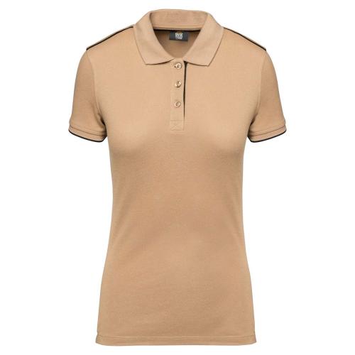 LADIES' SHORT-SLEEVED CONTRASTING DAYTODAY POLO SHIRT