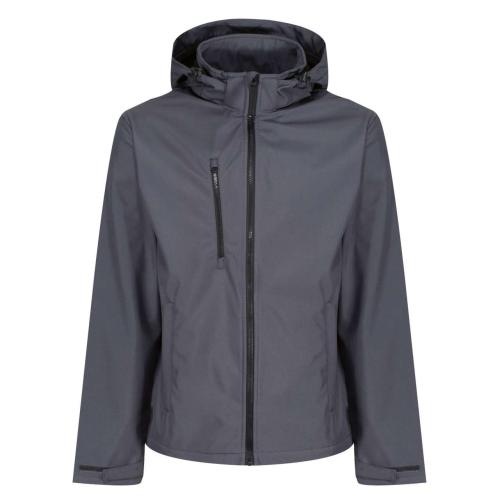 VENTURER 3 LAYER HOODED PRINTABLE SOFTSHELL JACKET