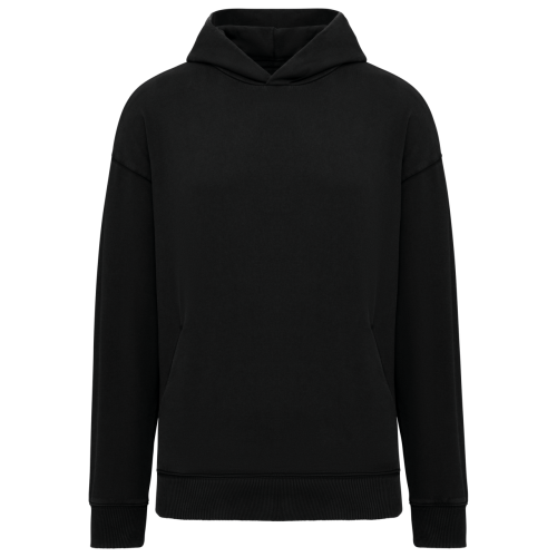 UNISZEX MOSOTT HATÁSÚ OVERSIZED KAPUCNIS PULÓVER