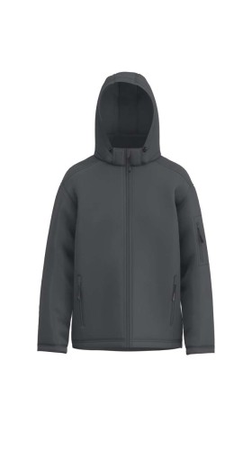 FÉRFI 3 RÉTEGŰ LEVEHETŐ KAPUCNIS SOFTSHELL DZSEKI