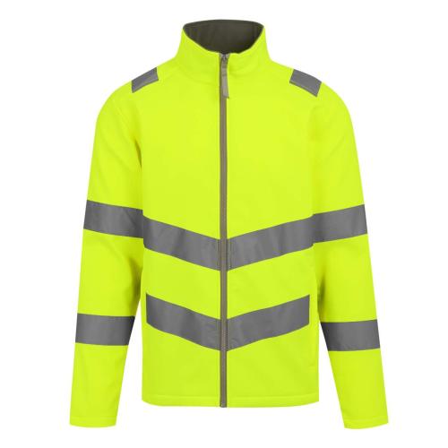 HI-VIS PRO CONTRACT ABLAZE 2 LAYER SOFTSHELL JACKET (CLASS 3)