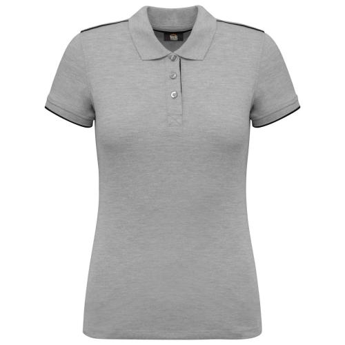 LADIES' SHORT-SLEEVED CONTRASTING DAYTODAY POLO SHIRT