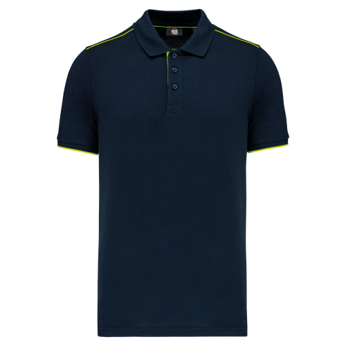 MEN'S SHORT-SLEEVED CONTRASTING DAYTODAY POLO SHIRT