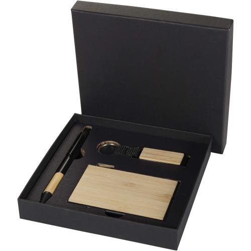 Minka ajándékszett, natúr/fekete