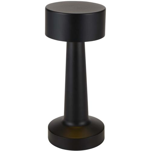 Aludra újratölthető asztali lámpa, fekete