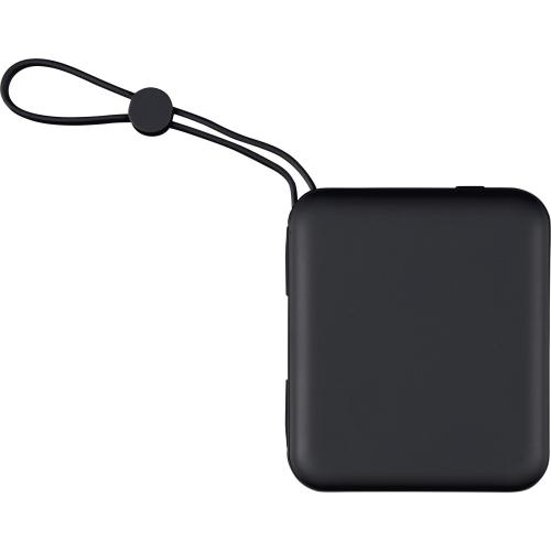 Powerbank, 10 000 mAh, fekete