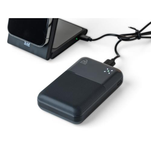 Powerbank gyorstöltő, 20 000 mAh, fekete