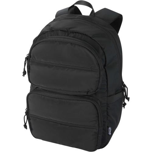 Puffer 15,6"-os laptop hátizsák, 18L, fekete
