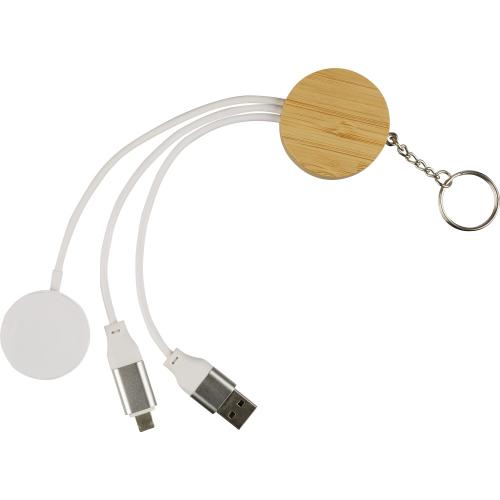 TPE töltőkábel szett, barna