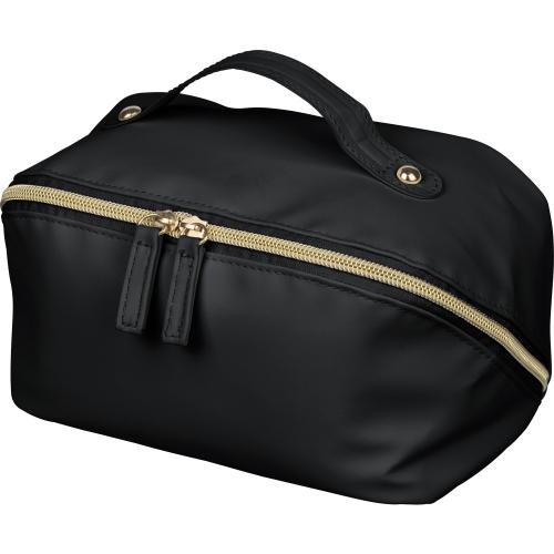 Piperetáska, újrahasznosított PU, fekete