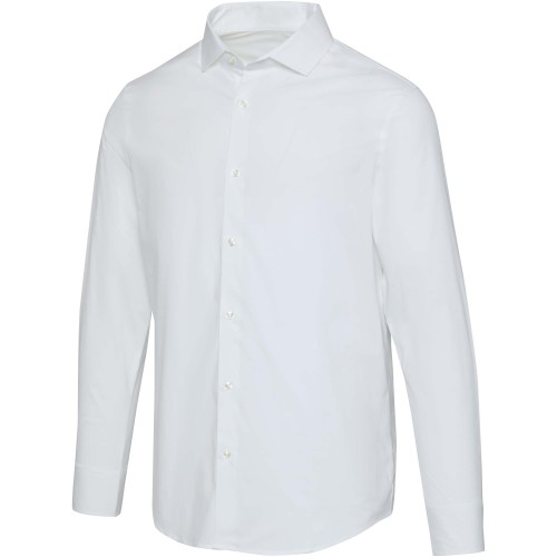Elevate Carnelian férfi poplin ing, fehér, S