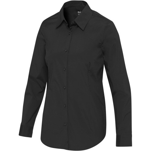 Elevate Carnelian női poplin blúz, fekete, S